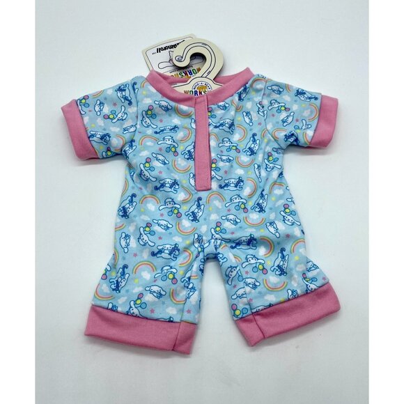 Build A Bear Sanrio Cinnamoroll Sleeper Blue Pink Pajamas New NWT - Picture 1 of 6